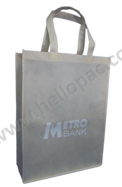 Reusable Promotional Portrait Polypropylene Non Woven Shopping Giveaway Gift Bag with Carriable Tote Handle and Customized Print