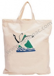 Reusable Promotional Cotton Bag With Handle and Customized Print