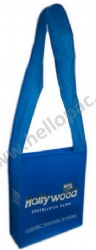 Reusable Promotional NonWoven Messenger Bag with Long Adjustable Shoulder Handle