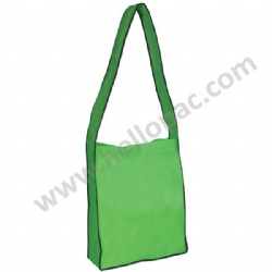 Eco-Friendly Reusable Promotional NonWoven Messenger Postman Bag with Long Shoulder Handle