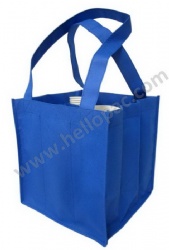 Eco-Friendly Reusable Reinforced Carriable Non Woven Wine Bottle Bag for 9 Bottles