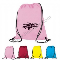 Reusable Promotional Non Woven Drawstring BackPack Gym Bag