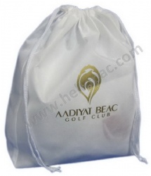 Reusable Promotional Non Woven Sling Drawstring Bag for Laundry