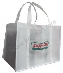 Promotional Durable Polypropylene Non Woven Grocery Bag with Tote Handle