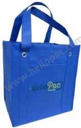 Promotional Durable Polypropylene Non Woven Grocery Bag with Tote Handle