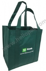 Promotional Durable Polypropylene Non Woven Grocery Bag with Tote Handle