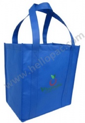 Promotional Durable Polypropylene Non Woven Grocery Bag with Tote Handle