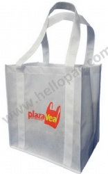 Promotional Durable Polypropylene Non Woven Grocery Bag with Tote Handle