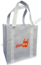 Promotional Durable Polypropylene Non Woven Grocery Bag with Tote Handle