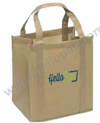 Promotional Durable Polypropylene Non Woven Grocery Bag with Tote Handle