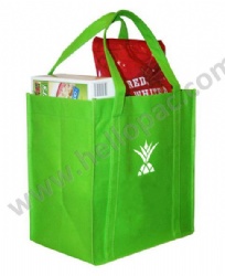 Promotional Durable Polypropylene Non Woven Grocery Bag with Tote Handle