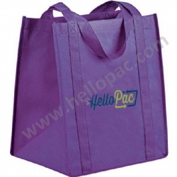 Promotional Durable Polypropylene Non Woven Grocery Bag with Tote Handle