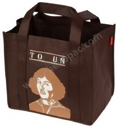 Promotional Durable Polypropylene Non Woven Grocery Bag with Tote Handle