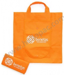 Eco-Friendly Reusable Promotional Polypropylene Non Woven Foldable Bag with Zipper and Tote Handle