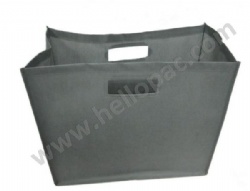 Durable Eco-Friendly Reusable Promotional Polypropylene Non Woven Shopping Bag with Die-Cut Hole Handle