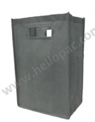 Durable Eco-Friendly Reusable Promotional Polypropylene Non Woven Shopping Bag with Die-Cut Hole Handle