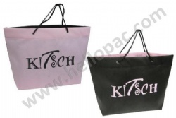 Durable Eco-Friendly Reusable Promotional Polypropylene Non Woven Shopping Bag with Cotton Rope Handle