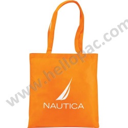 Reusable Polypropylene Non Woven Giveaway Tote Bag with Carriable Handle and Customized Print for Promotion