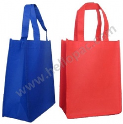 Reusable Promotional Portrait Polypropylene Non Woven Shopping Giveaway Gift Bag with Carriable Tote Handle and Customized Print