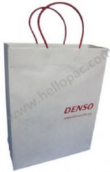 White Paper Bag with Twisted Handle