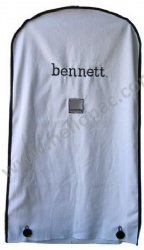 Reusable Dust-Proof Bottom-Opening Cotton Suit Covers with Customized Printing for Luxury Garment Storage Packaging