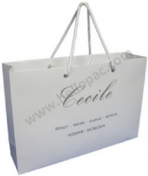 Paper Shopper Bag with PP Rope Handle