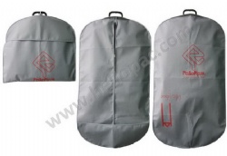 Reusable Promotional Giveaway Foldable Non Woven Suit Cover Bag with Plastic Handle and Zipper for Storage of Garment