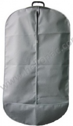 Reusable Promotional Giveaway Foldable Non Woven Suit Cover Bag with Plastic Handle and Zipper for Storage of Garment