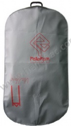 Reusable Promotional Giveaway Foldable Non Woven Suit Cover Bag with Plastic Handle and Zipper for Storage of Garment