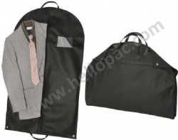 Recyclable Marketing Promotion Non Woven Suit Cover with Carriable Tote Handle and Zipper Closure for Storage of Apparel