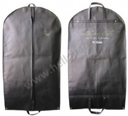 Recyclable Marketing Promotion Folding Non Woven Suit Cover with Carriable Tote Handle and Zipper Closure for the Storage of Costume