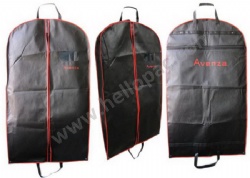 Promotional Foldable Non Woven Suit Cover Bag with Carriable Tote Handle and Zipper Closure for the Storage of Suit