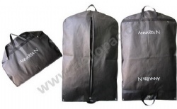 Promotional Foldable Non Woven Suit Cover Bag with Carriable Tote Handle and Zipper Closure for the Storage of Suit