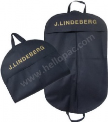 Promotional Foldable Non Woven Suit Cover Bag with Carriable Tote Handle and Zipper Closure for the Storage of Suit