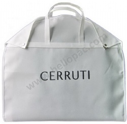 Recyclable Marketing Promotion Folding Non Woven Suit Cover with Carriable Tote Handle and Zipper Closure for the Storage of Costume