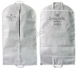 Recyclable Marketing Promotion Folding Non Woven Suit Cover with Carriable Tote Handle and Zipper Closure for the Storage of Costume