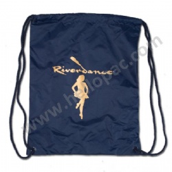 Reusable Polyester / Nylon Drawstring Gym Sack Bag